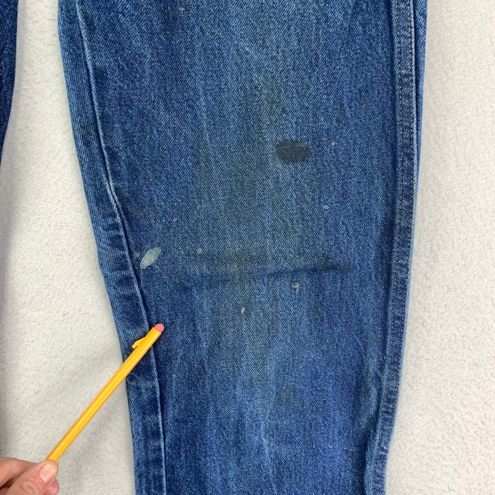 Rustler Jeans Mens 32x34 Boot Cut Faded Distressed Cowboy Retro Workwear Rodeo‎ - Picture 8 of 14